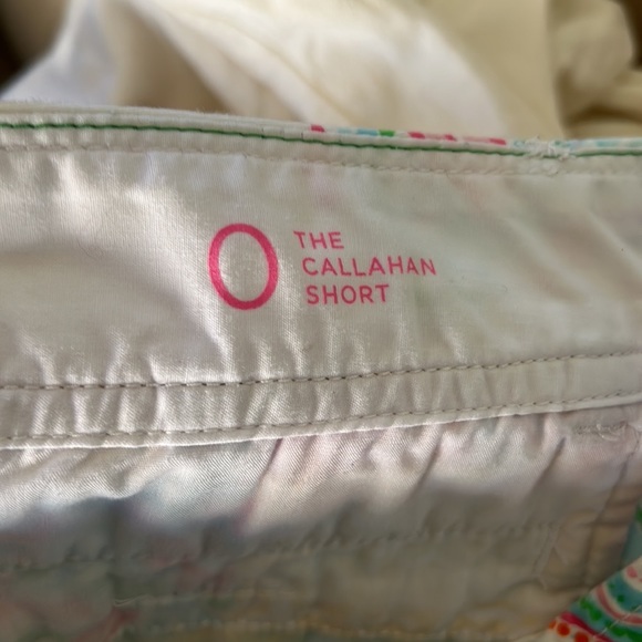 Lilly Pulitzer Callahan Shorts in Multi State Patchwork Print - 0 - Picture 9 of 12